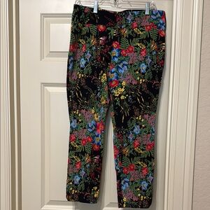 Soft Surroundings Floral Print Pants Sz. PL